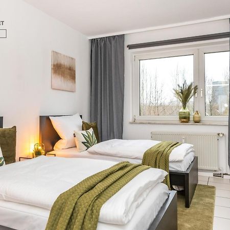 3-Zimmer-Wohnung Nahe Essen City, Bis 5 Personen, Smarttv, Wifi, Balkon Bagian luar foto